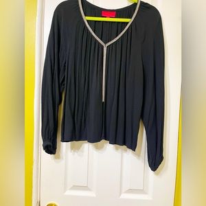 Medium Jennifer Lopez Black&Silver Blouse